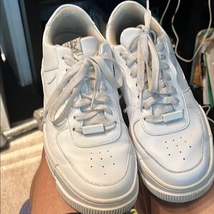 Nike White Low-Top Sneakers